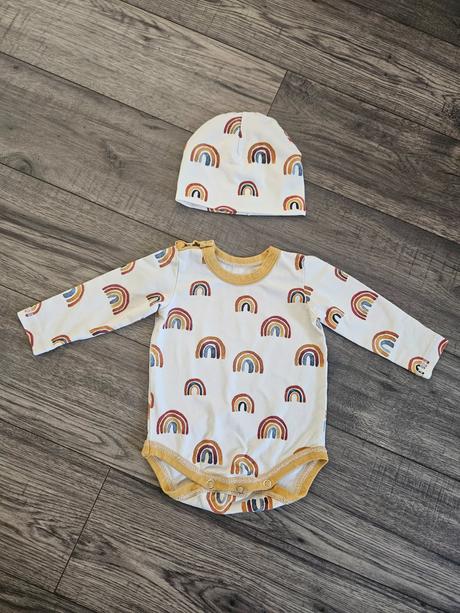 Dúhové body + čiapka 68, 68