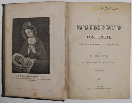 Maria-kongregacziok tortenete 1898, 