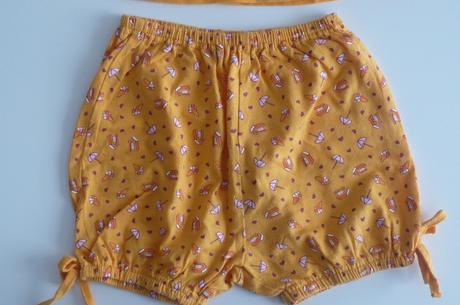 Oranžové tričko s kraťaskami, 62