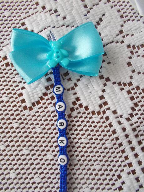 Mašlička na kočik a autosedačku., 