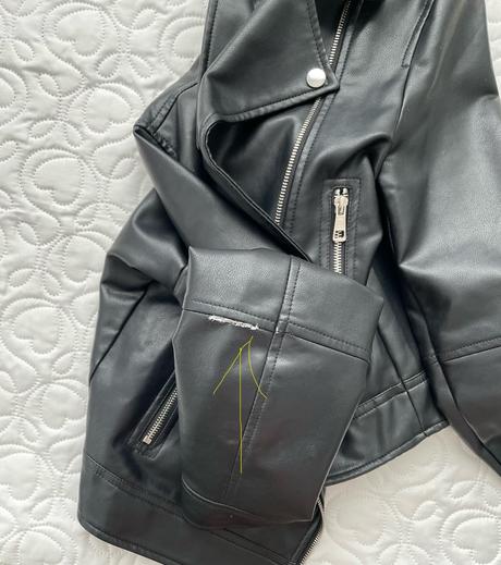 Bunda kožená zara čierna, zara,140