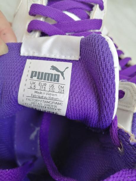 Botasky damske znackove puma bielo fialove vel. 37, puma,37