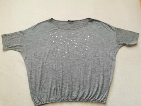 Sede tricko, volny strih, george,l