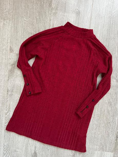 Vrubkovane bordo saty, reserved,122