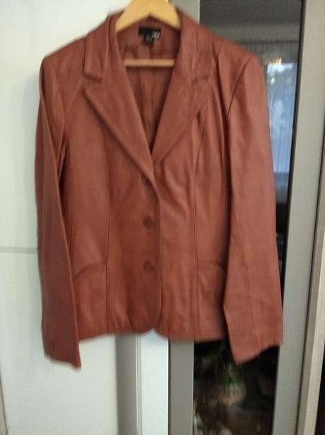 Kožené sako, h&m,46