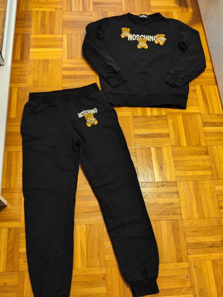 Moschino originál ikonická teplakova suprava, moschino,s