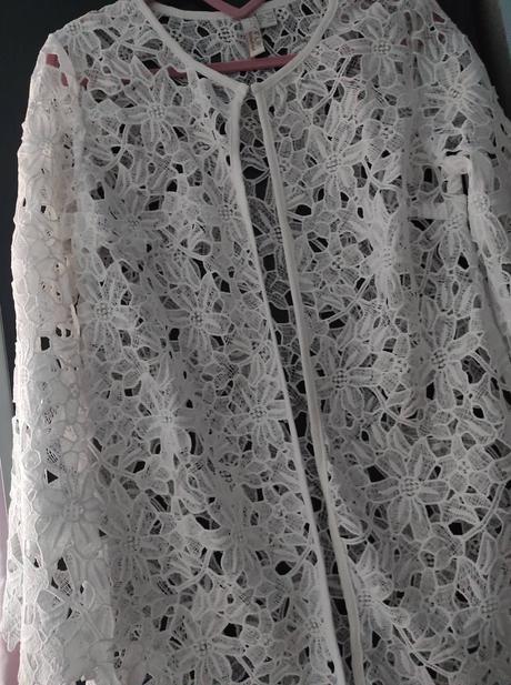 Čipkovaný blejzer, bonprix,36