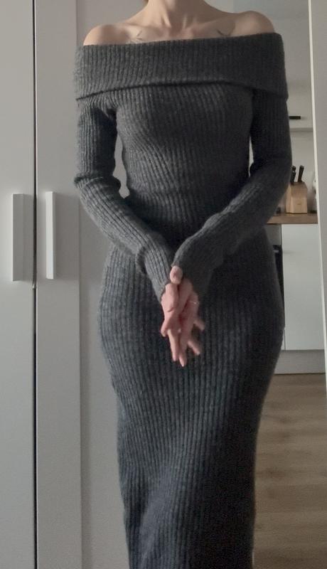 Pletené zimné saty, h&m,xs