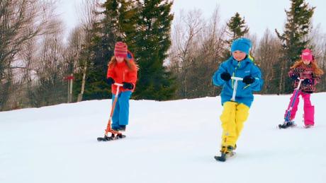 Detské snežná kolobežka,