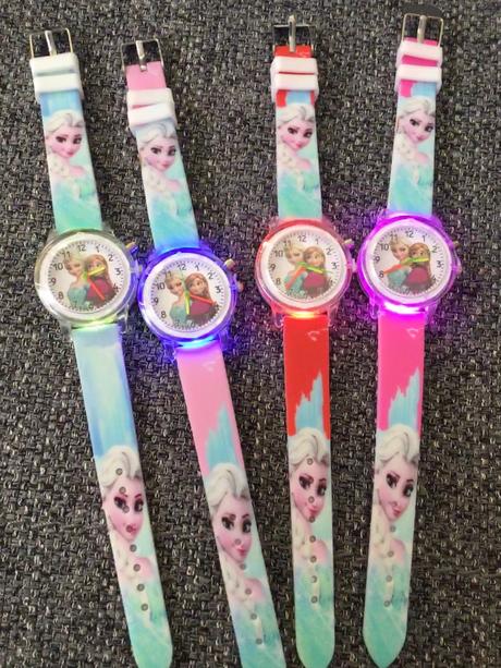 Nové svietiace hodinky frozen elsa,