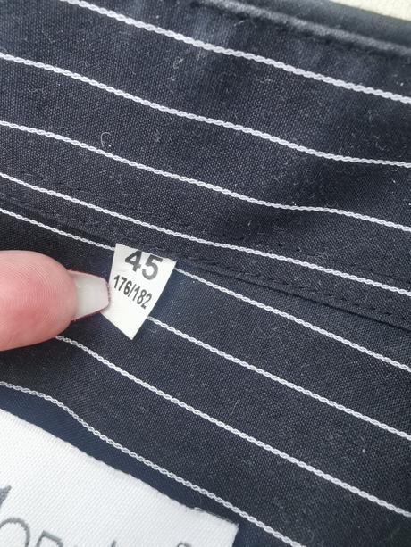 Pánska pasikavá košeľa, 45