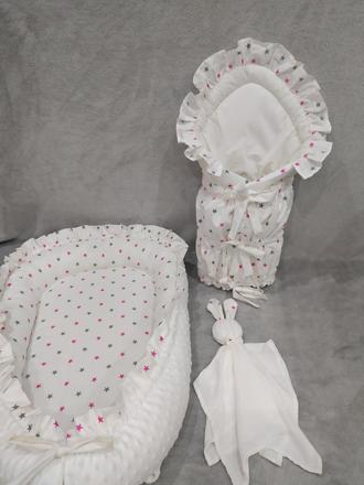 Hniezdo , perinka a  mojkačik, šírka (cm): 70,dĺžka (cm): 70