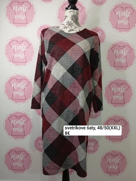 Svetríkove šaty 48/50, xxl