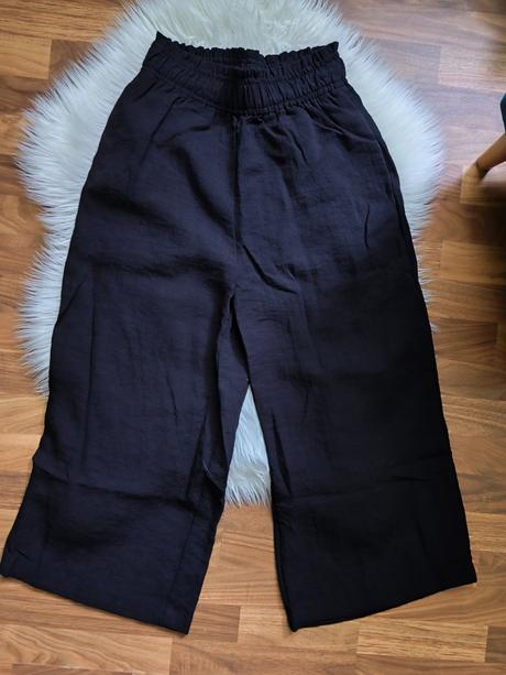Dámske štýlové 3/4 nohavice, h&m,s