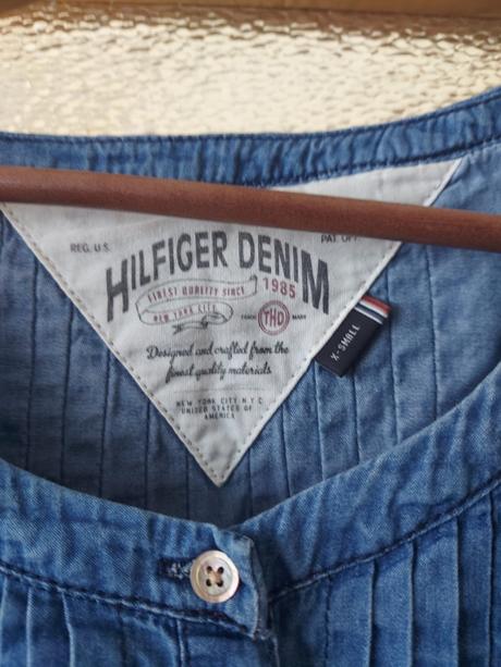 Krátka riflova tunika, tommy hilfiger,s