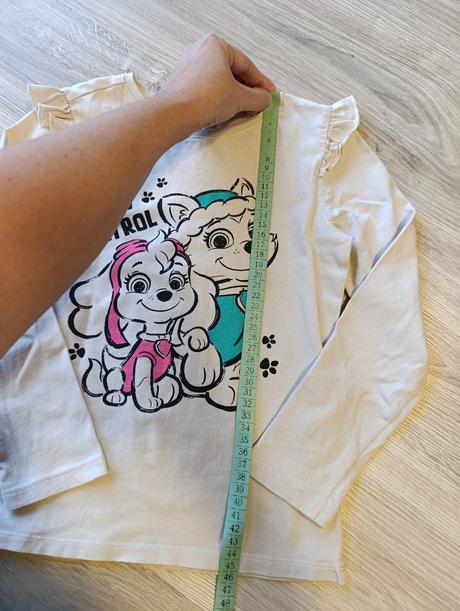 Set 3 dievčenských tričiek - labková patrola, sinsay,122