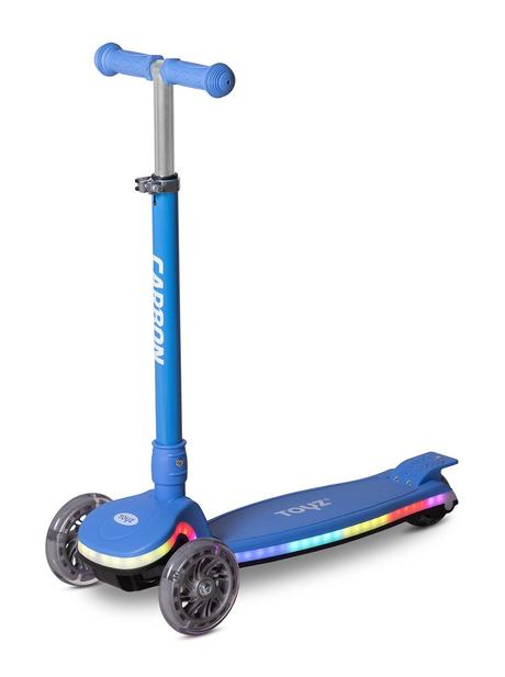 Toyz detská balančná kolobežka carbon so svetelným,