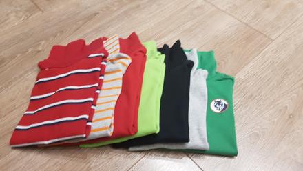 Roláky 110/116- rôzne farby, lupilu,110