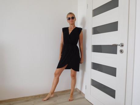 Gina tricot šaty čierne padavé  xs, gina,xs