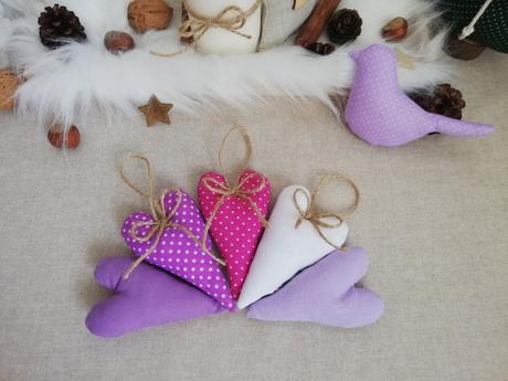 Srdiečka na vianočný stromček, 