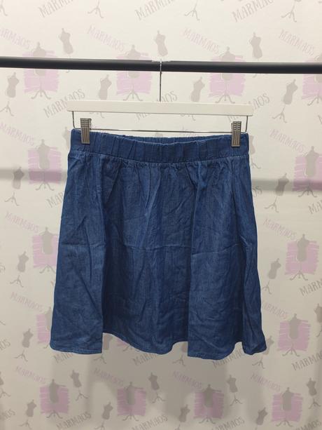 Sukňa rifľového vzhľadu s/m, tezenis,s