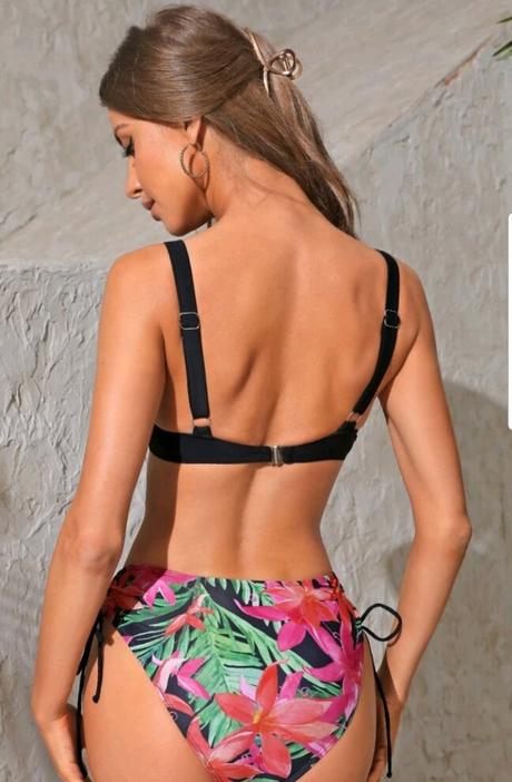 Plavky kvetinové, l / m / s