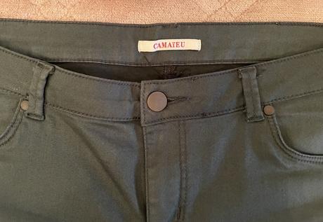 Dámske zelené nohavice., camaieu,44