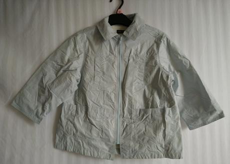 Svetlo modrá nepremokavá prechodná bunda, brums, brums,110