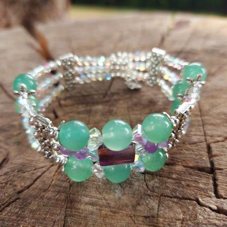 Náramok z minerálov pre znamenia blíženci, panny, 