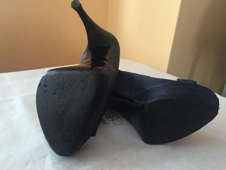 Tmavomodré dámske lodičky, 39