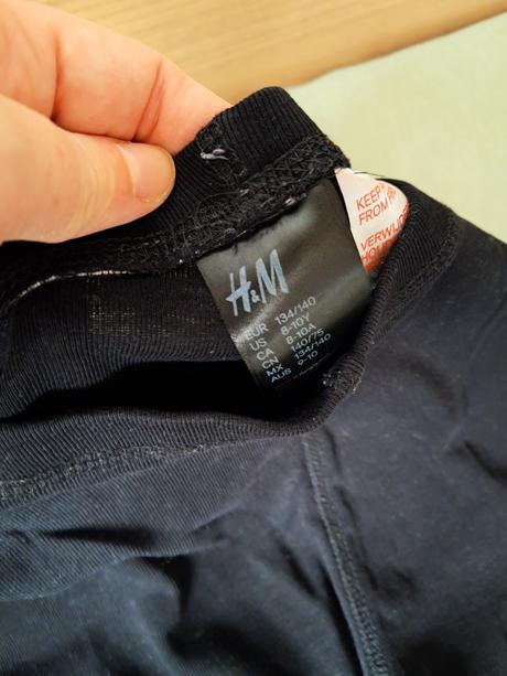 Čierne spodky h&m v.134/140, h&m,134