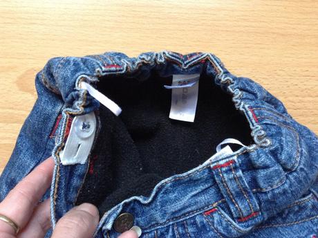 Hrubé, flísom zateplené rifle, 6-9m, baby club,74