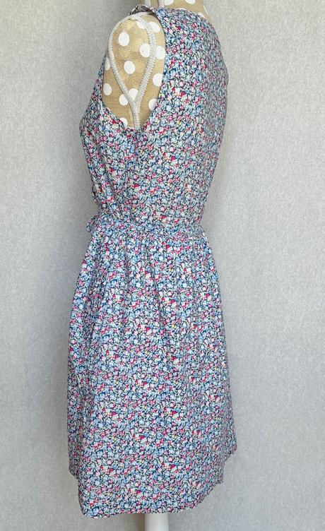 Gap kvietkované šaty s vreckami, gap,xs