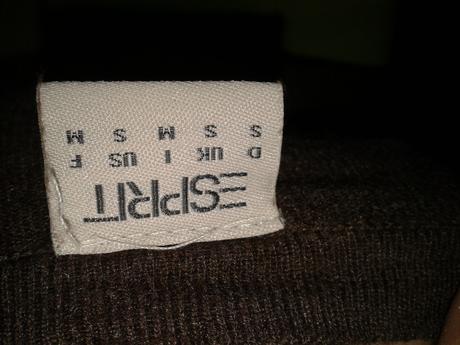 Tmavohnedý svetrík esprit veľ. 40, esprit,40