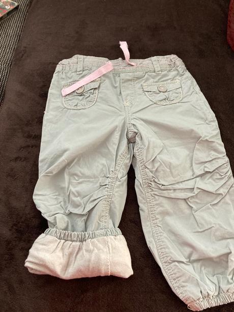 Mierne zateplene nohavice, lejaby,86