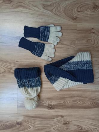Šal,čiapka,rukavice 122, 122