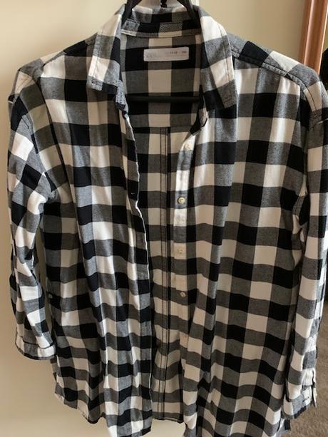 Flanelová košeľa zara, zara,152