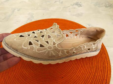 Pohodlné espadrilky/balerínky, 38