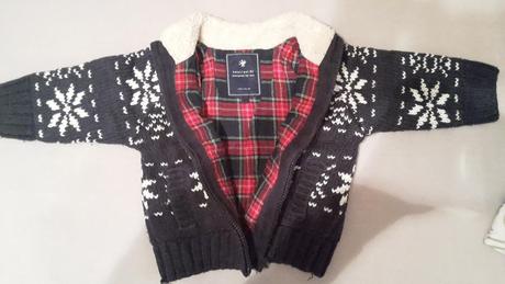 Svetrík na zimu next, veľ. 9-12 mes., next,80