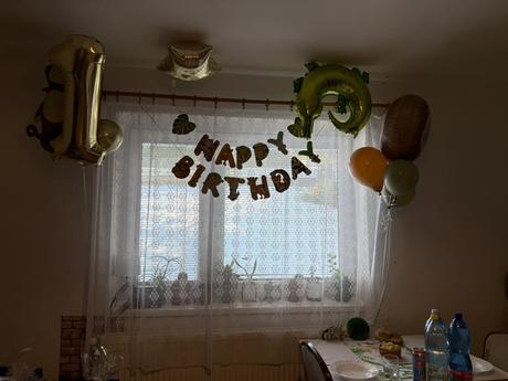 Narodeninová výzdoba safari 1 rok safari,