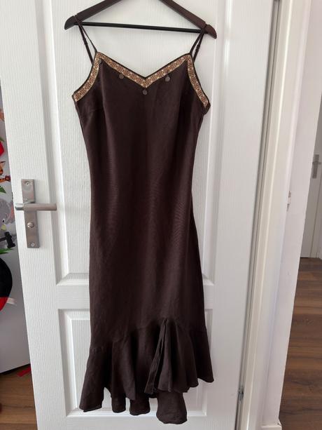 Ľanové šaty per una boho štýl, marks & spencer,xxl