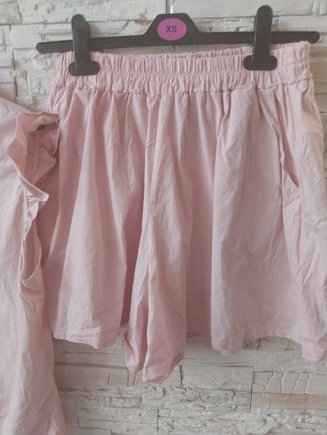 Šortky a bluzka baby pink,