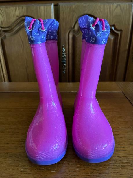 Zateplené trblietavé gumáčiky ľadové kráľovstvo, disney,30