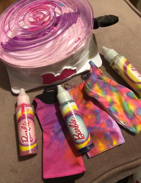 Sada na farbenie siat barbie, 