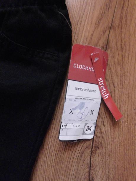 Riflové legíny, c&a,34