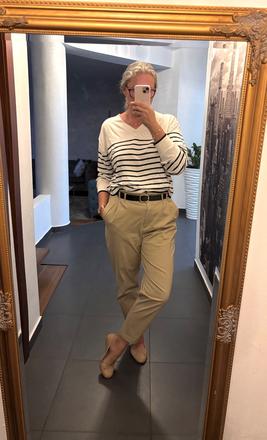 Pásikavý sveter h&m v. l, h&m,l