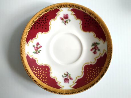 Porcelán mokka kávový servis - 6+6 šálky + podšálk, 