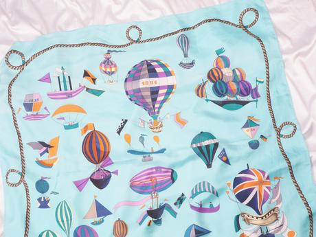 Luxusná hodvábna šatka, l