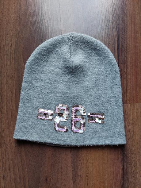 Čiapka s flitrami, h&m,158