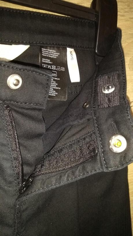 Čierne (príležitostné) nohavice h&m, h&m,140